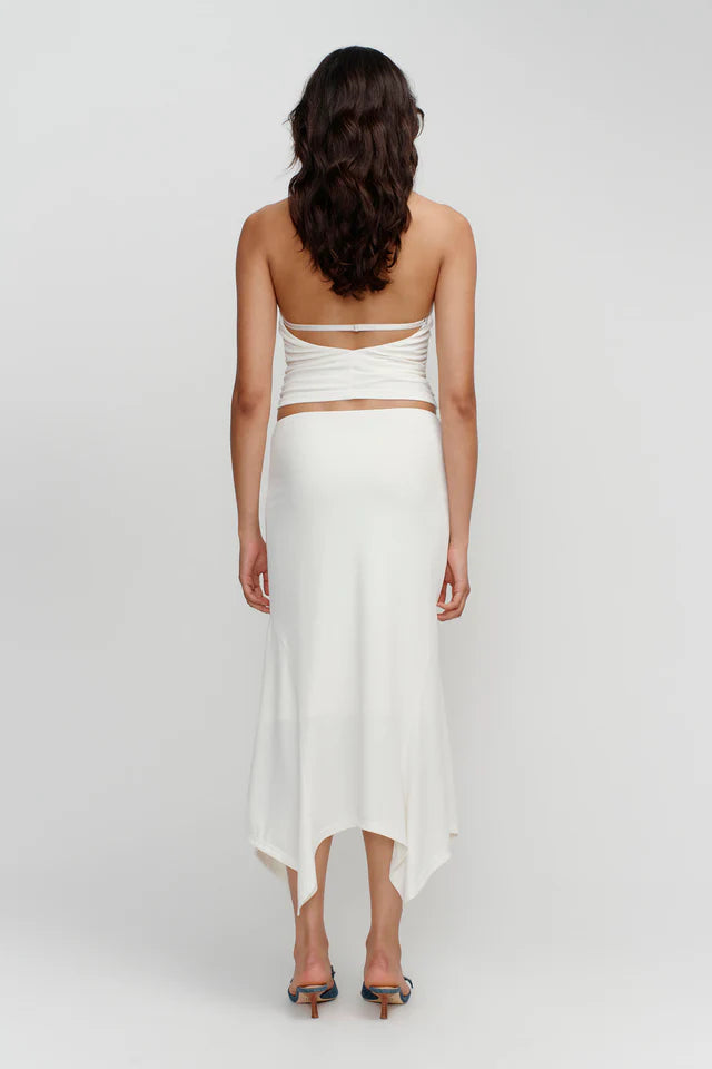 Elysian Collective Ownely Kyah Halter Top Ivory