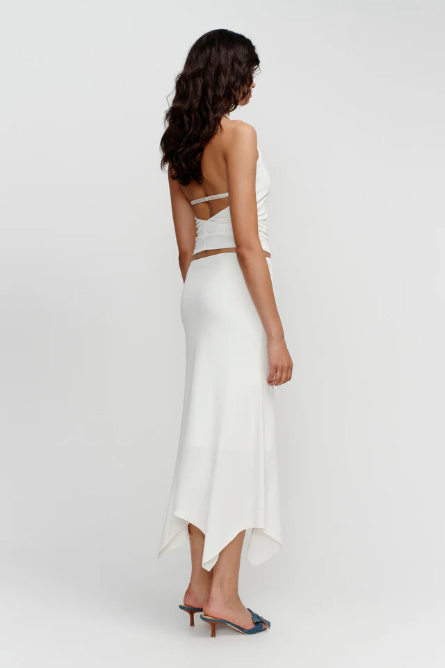 Elysian Collective Ownely Kyah Halter Top Ivory