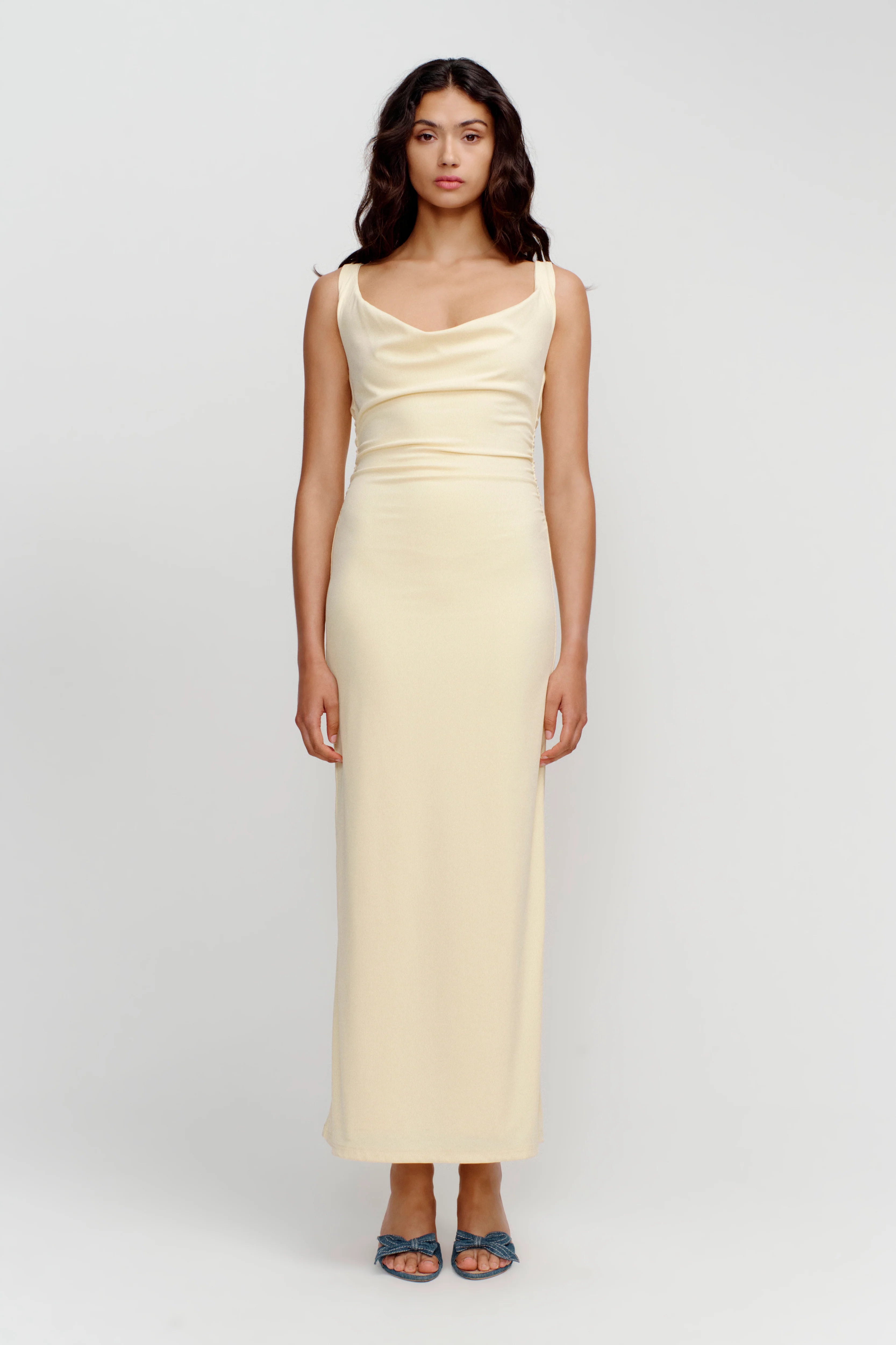 Elysian Collective Ownely Hariette Midi Dress Butter