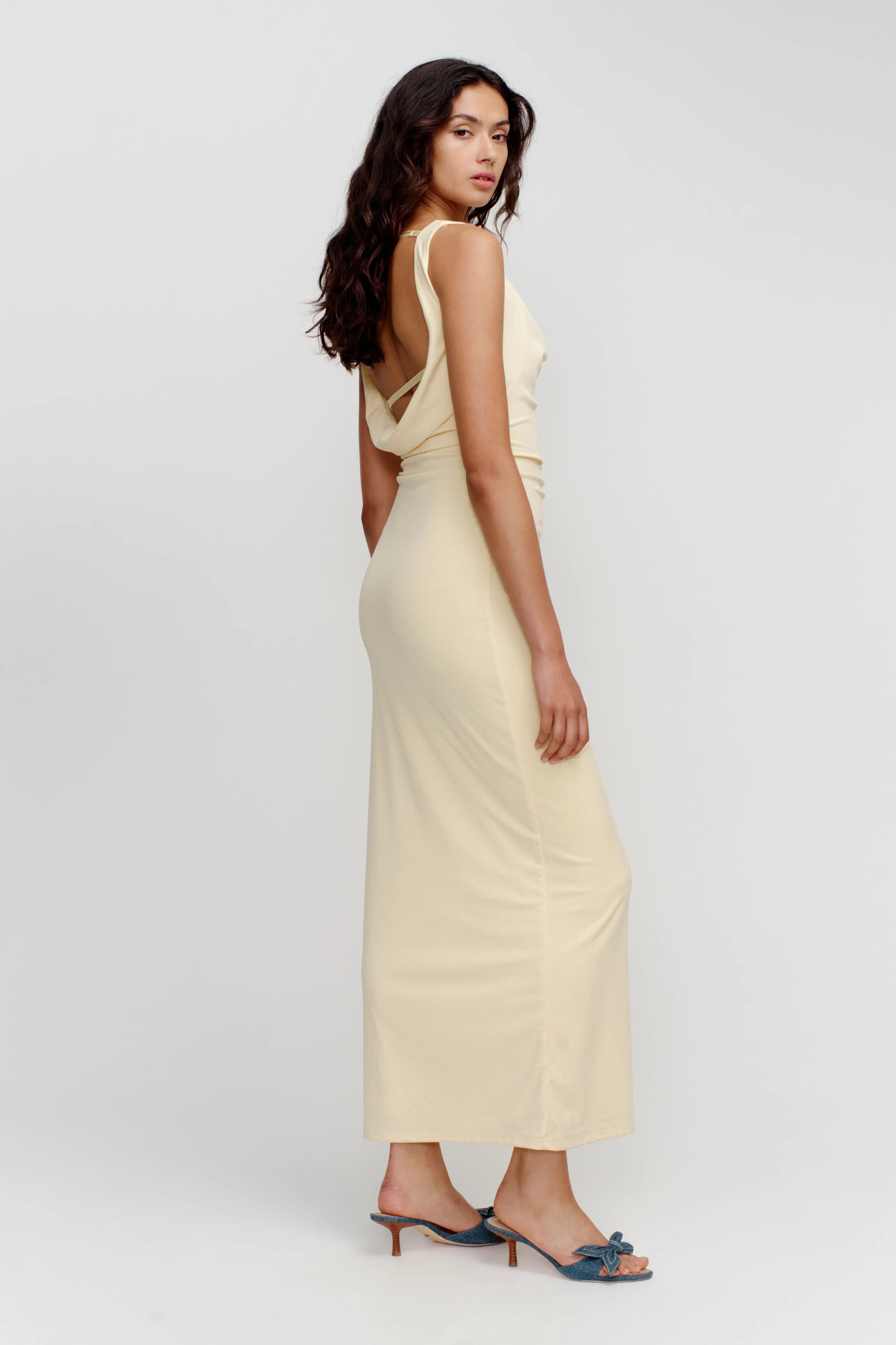 Elysian Collective Ownely Hariette Midi Dress Butter