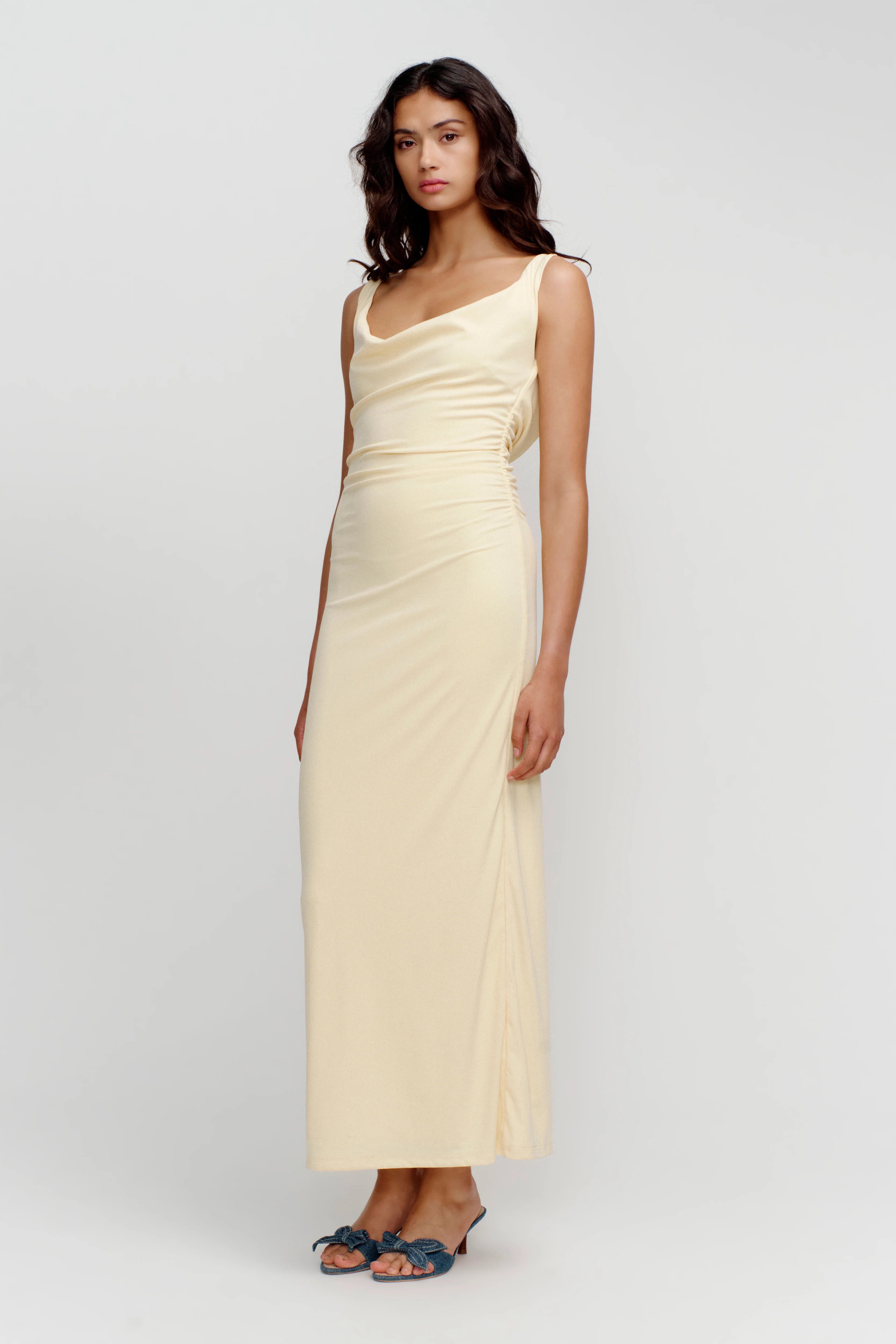 Elysian Collective Ownely Hariette Midi Dress Butter