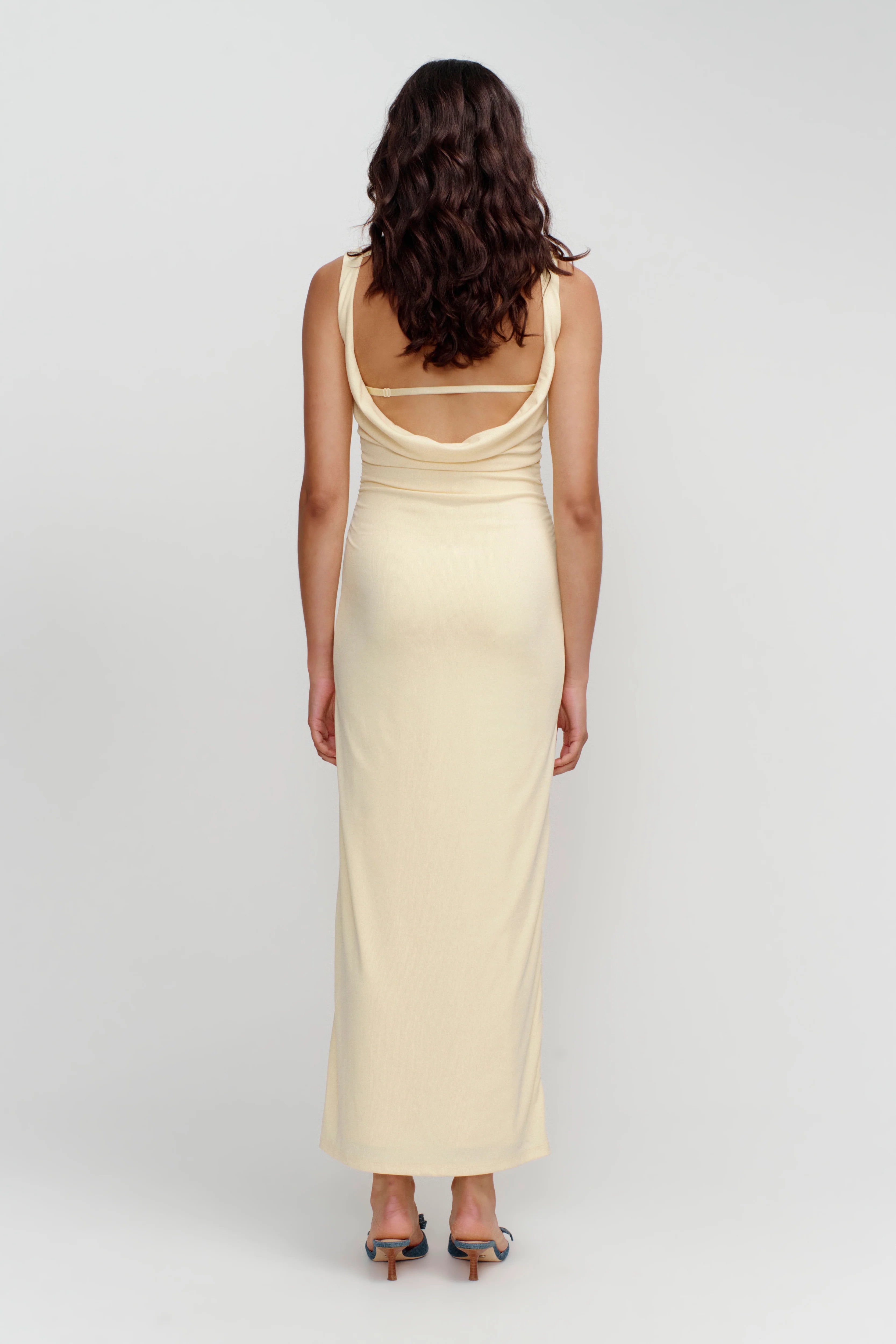 Elysian Collective Ownely Hariette Midi Dress Butter