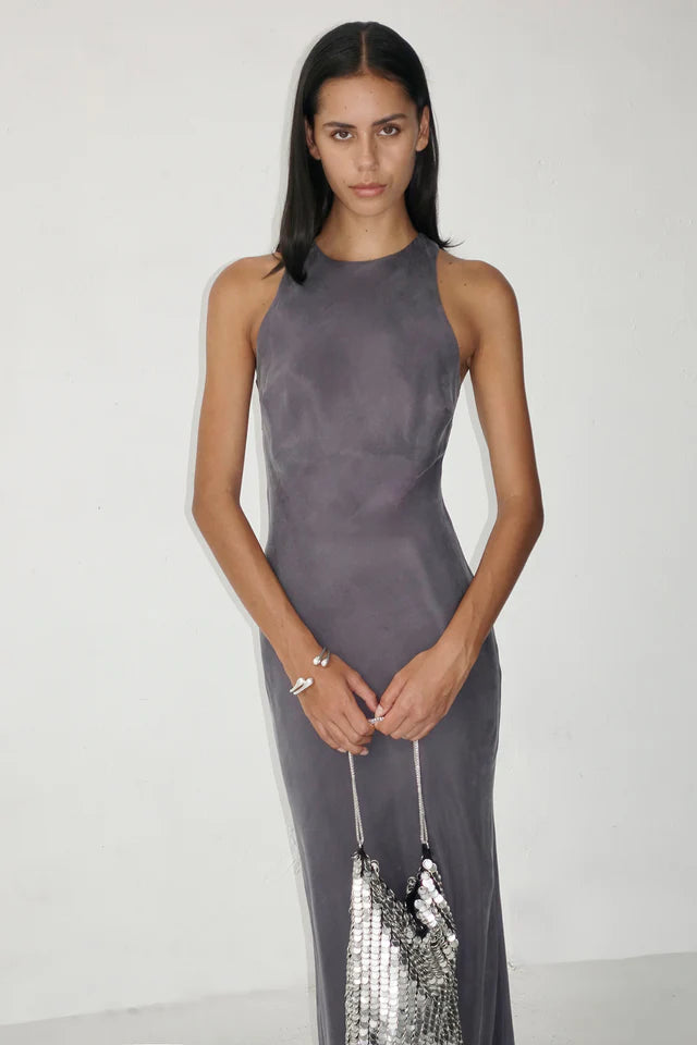 Elysian Collective Ownely Sienna Slip Dress Slate