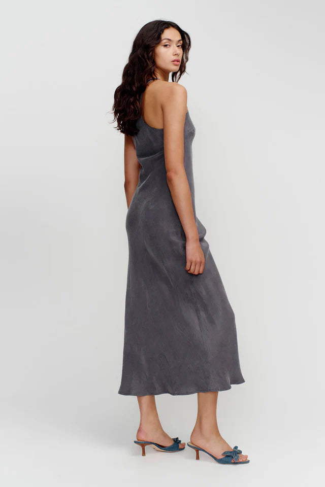 Elysian Collective Ownely Sienna Slip Dress Slate