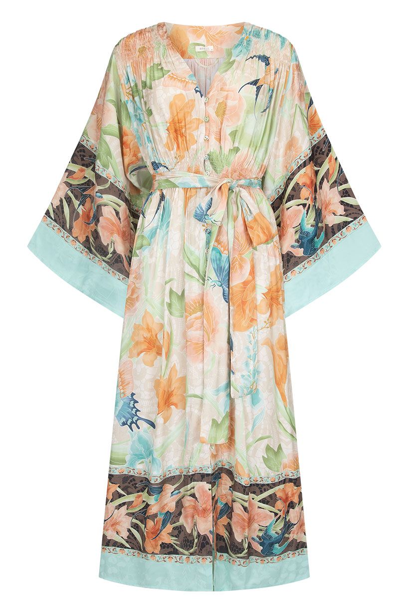 Elysian Collective Spell And The Gypsy Collective Painter's Garden Gown Seafoam