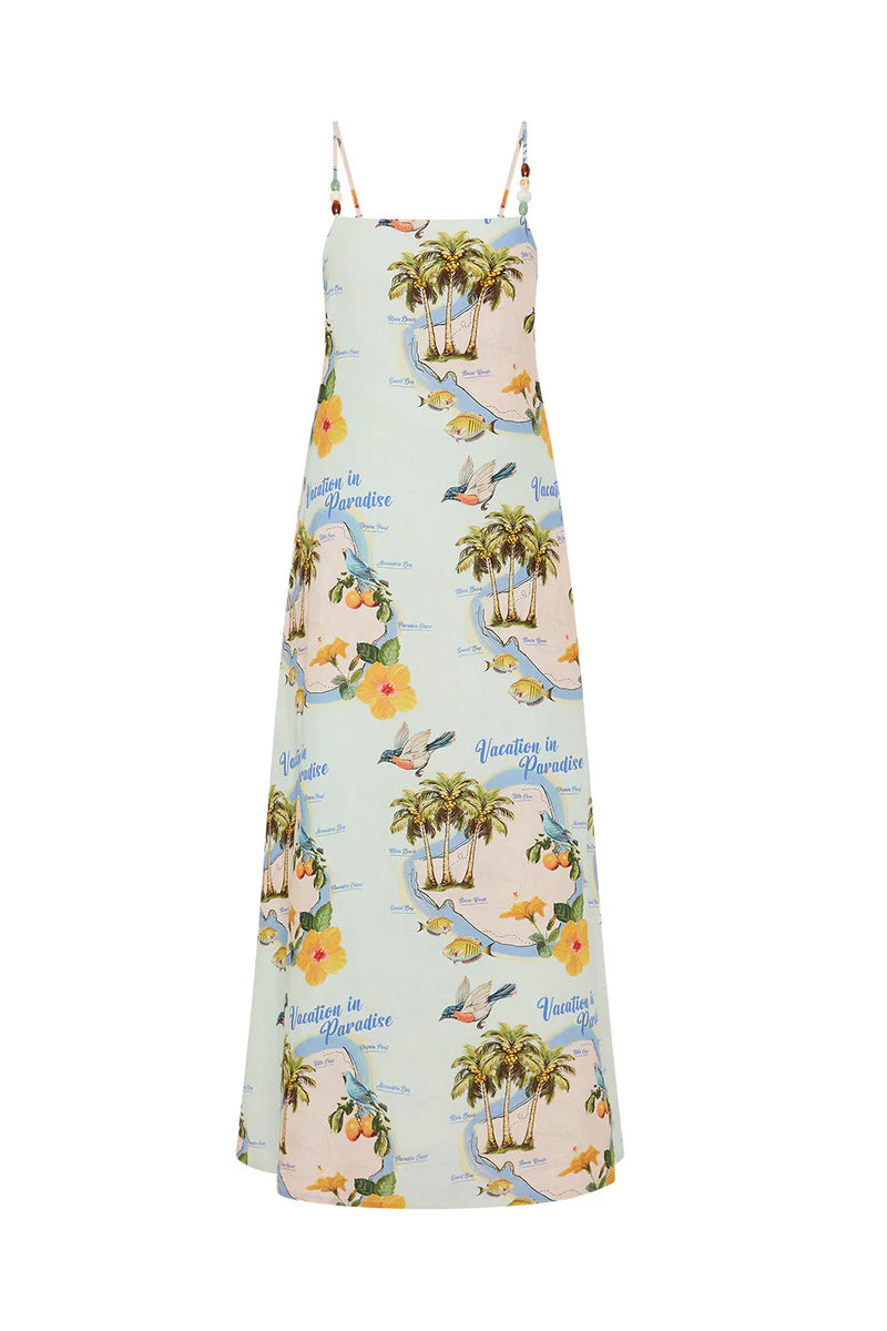 Elysian Collective Palm Noosa Heidi Dress Palm Paradise