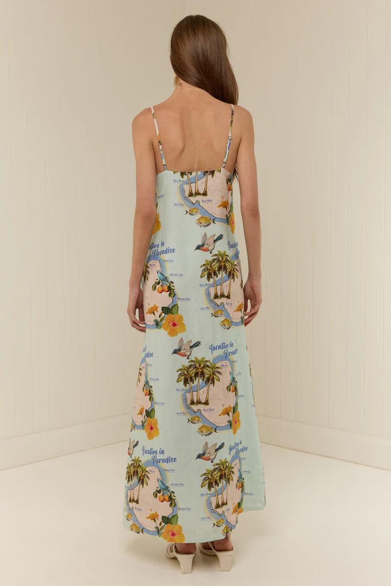 Elysian Collective Palm Noosa Heidi Dress Palm Paradise