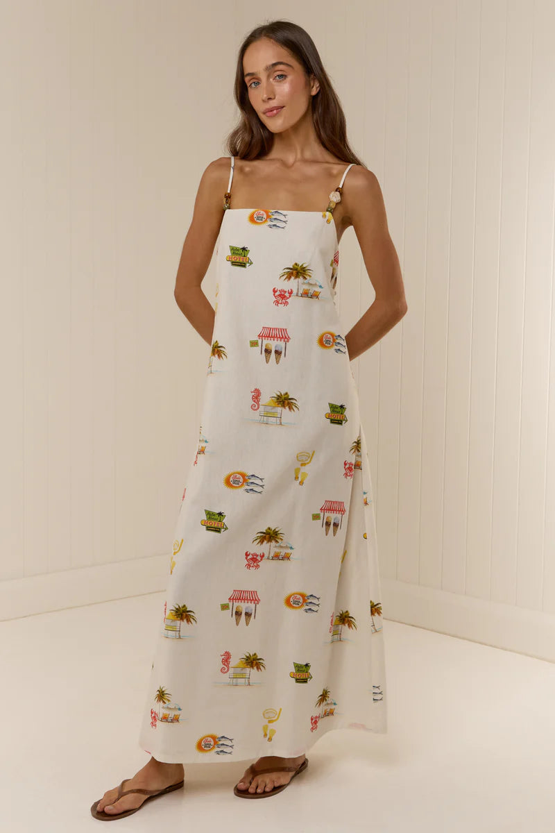 Elysian Collective Palm Noosa Heidi Dress Tropicana
