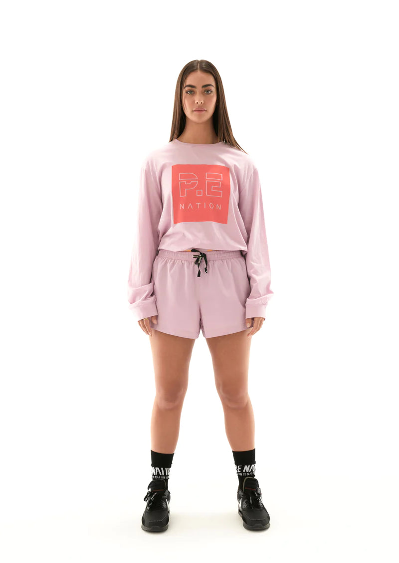 PE NATION - ARCADE LS TOP (FRAGRANT LILAC)