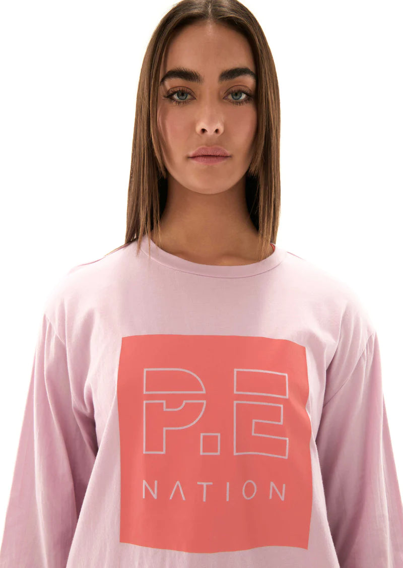 PE NATION - ARCADE LS TOP (FRAGRANT LILAC)