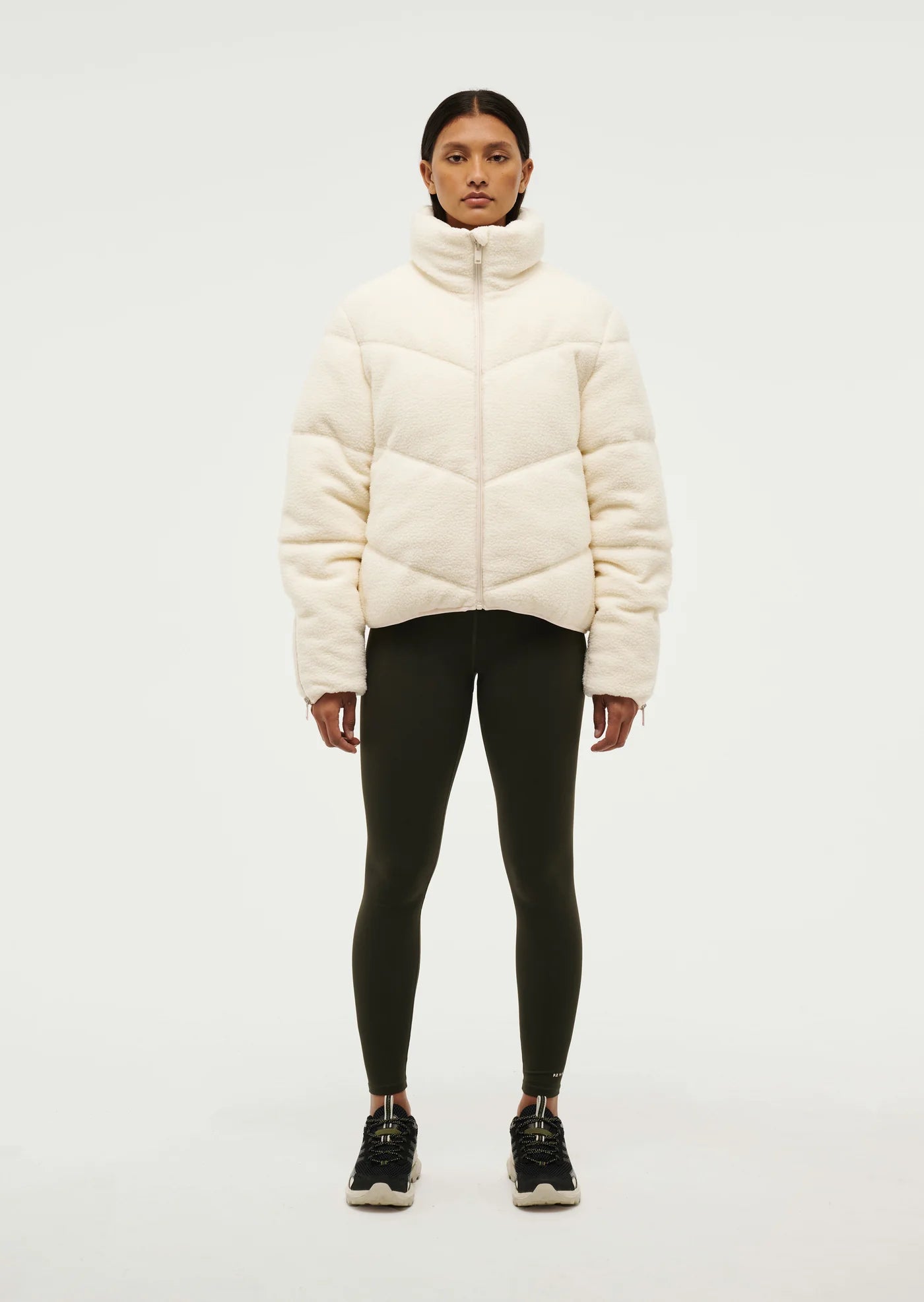 Elysian Collective PE Nation Fortune Sherpa Jacket Whisper White