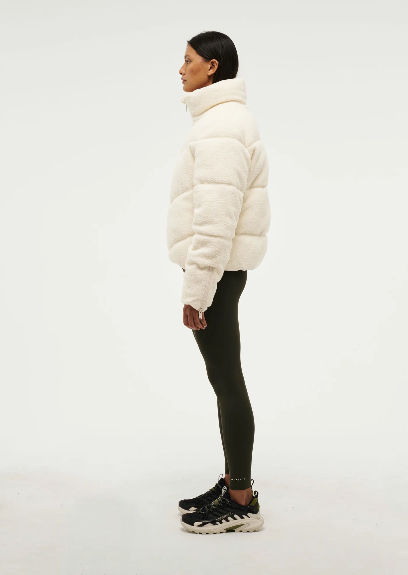 Elysian Collective PE Nation Fortune Sherpa Jacket Whisper White