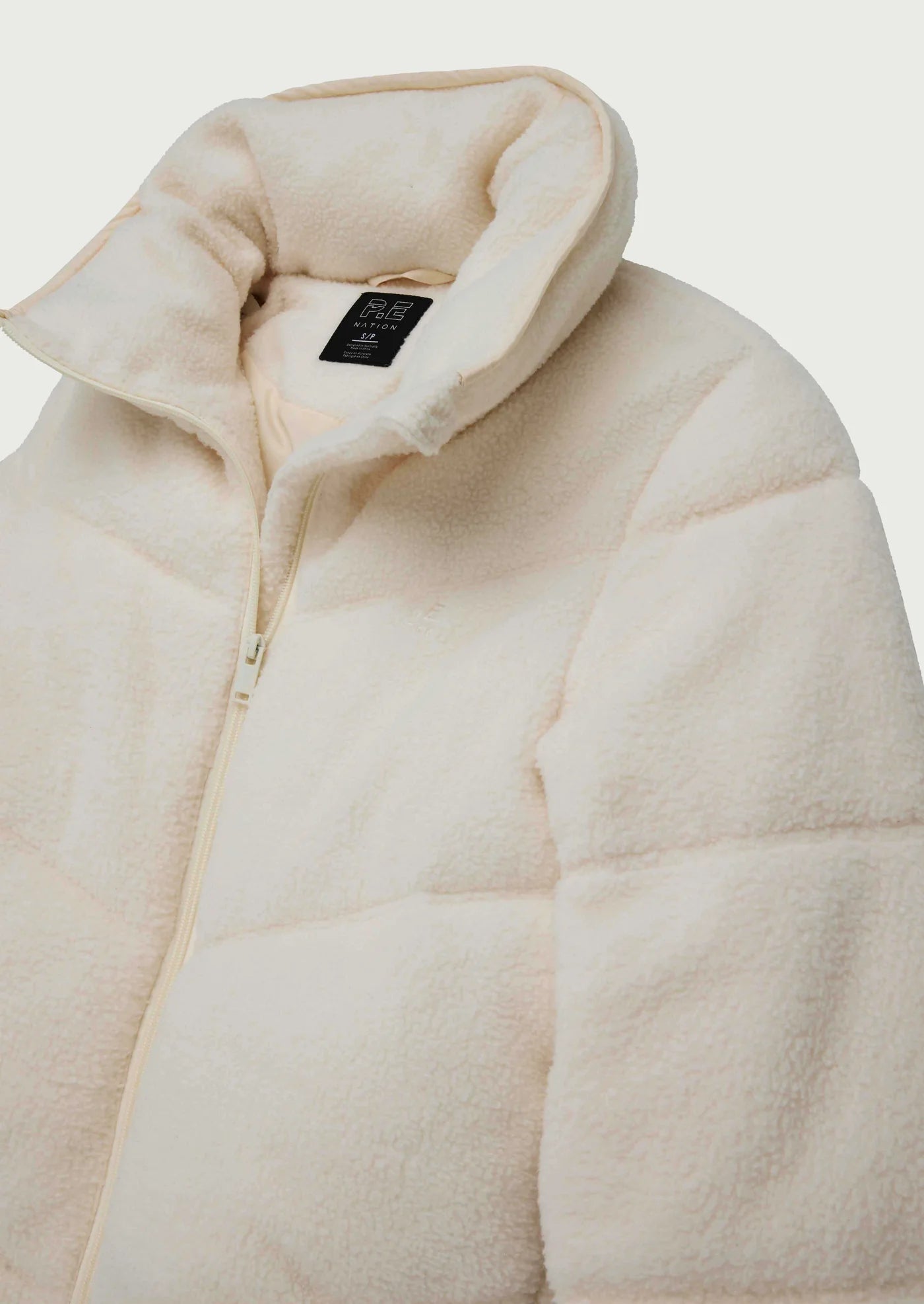 Elysian Collective PE Nation Fortune Sherpa Jacket Whisper White