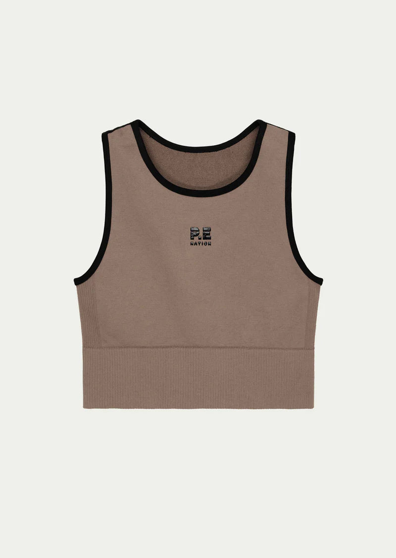 PE NATION - RESTORE SEAMLESS TANK (FOSSIL)