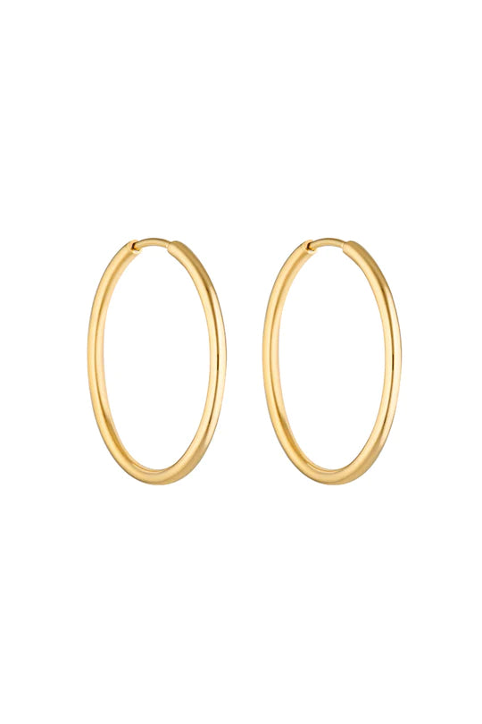 Elysian Collective Porter Jewellery 90s Hoops 30mm