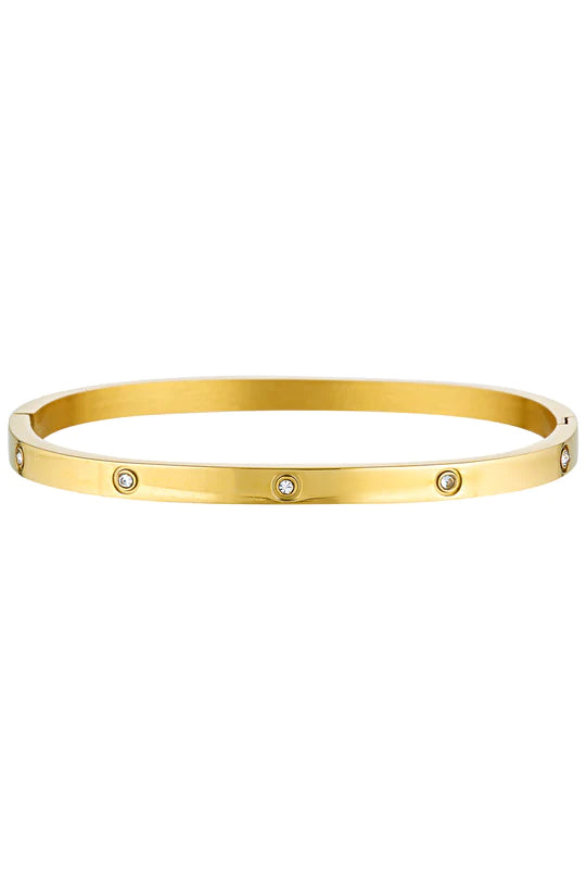 Elysian Collective Porter Jewellery Dylan Bangle Celestial Clear