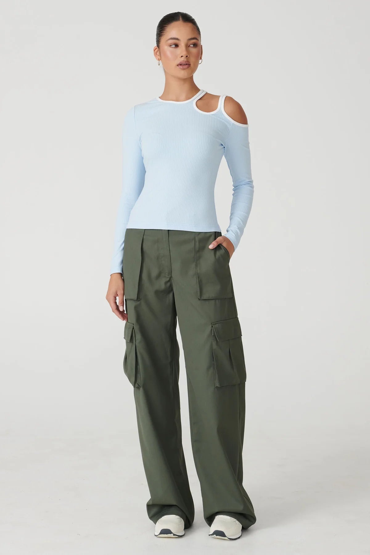 Elysian Collective Raef The Label Alma Top Citrus Blue