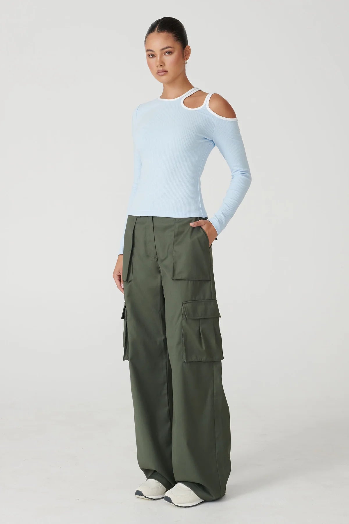 Elysian Collective Raef The Label Alma Top Citrus Blue