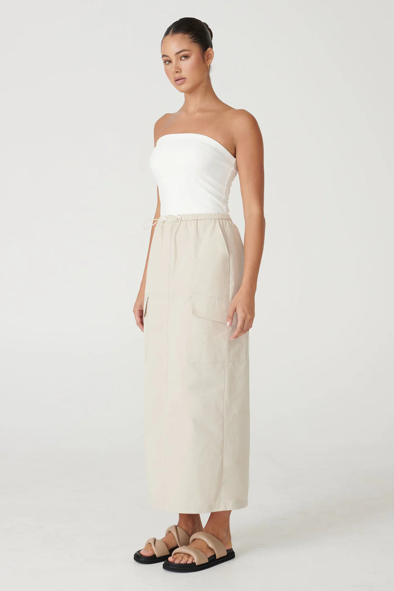 Elysian Collective Raef The Label Cormac Tube Top White