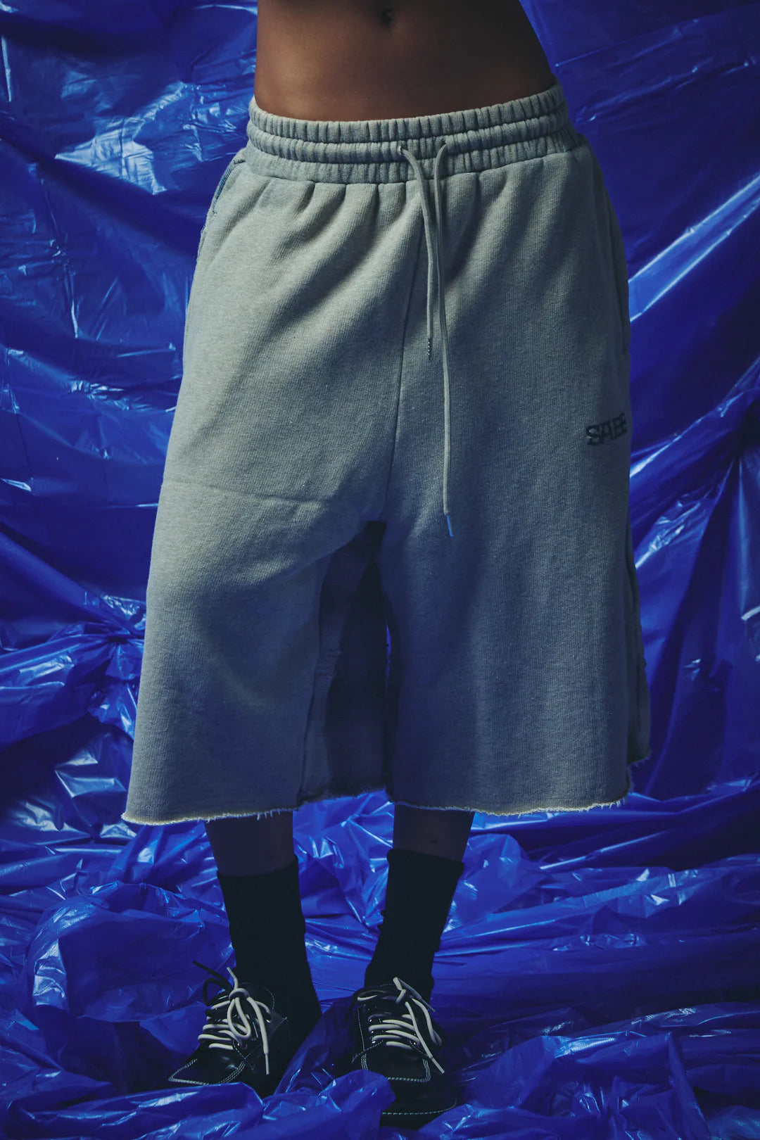 Elysian Collective Sabbi Checkmate Shorts Blue