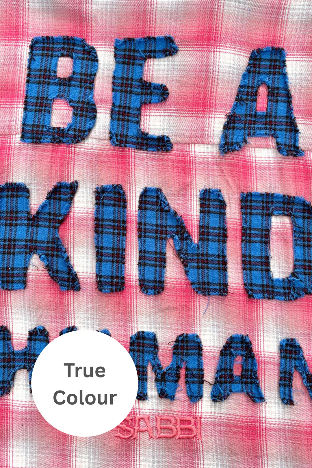 Elysian Collective Sabbi Be A Kind Human Oversized Pink Shirt