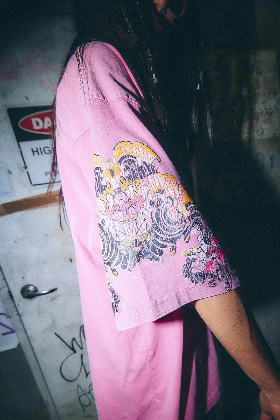 Elysian Collective Sabbi DJ Geisha Tee Pink