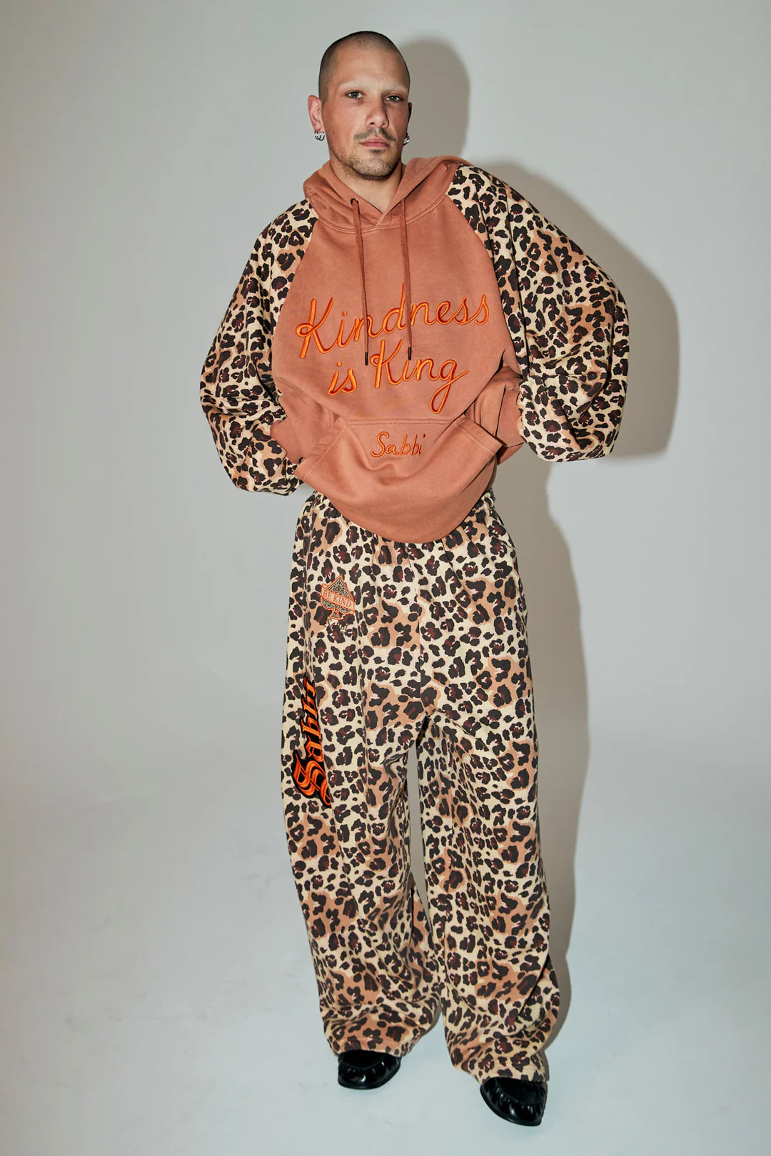 Elysian Collective Sabbi King Kindness Wide Leg Sweat Pants