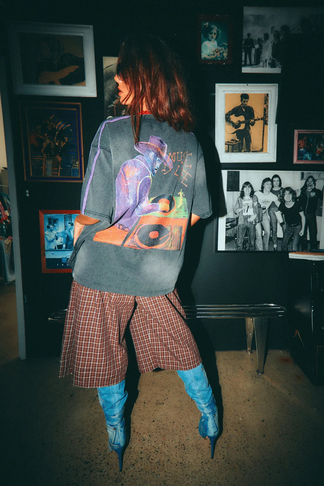 Elysian Collective Sabbi Music Is Life Tee Black
