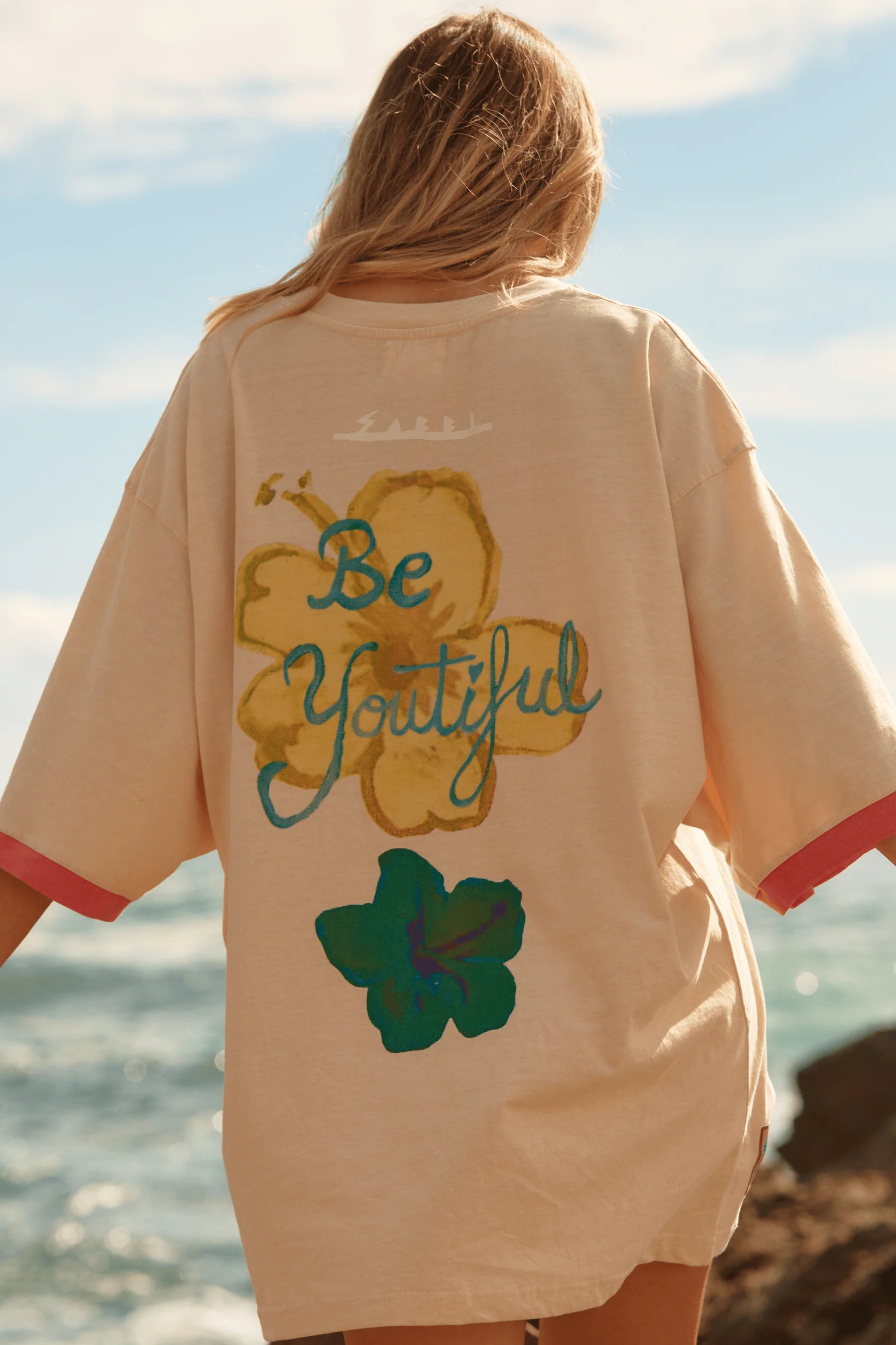 Elysian Collective Sabbi Seas The Day Hotel Tee Sand