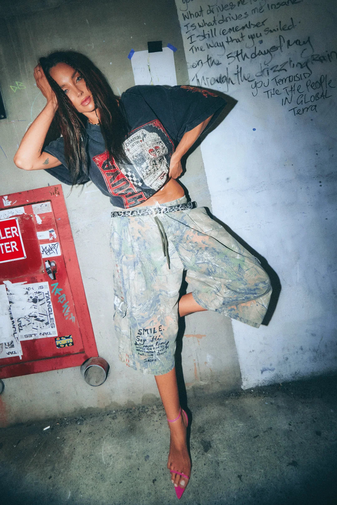 Elysian Collective Sabbi Shibuya Claw Tee Charcoal