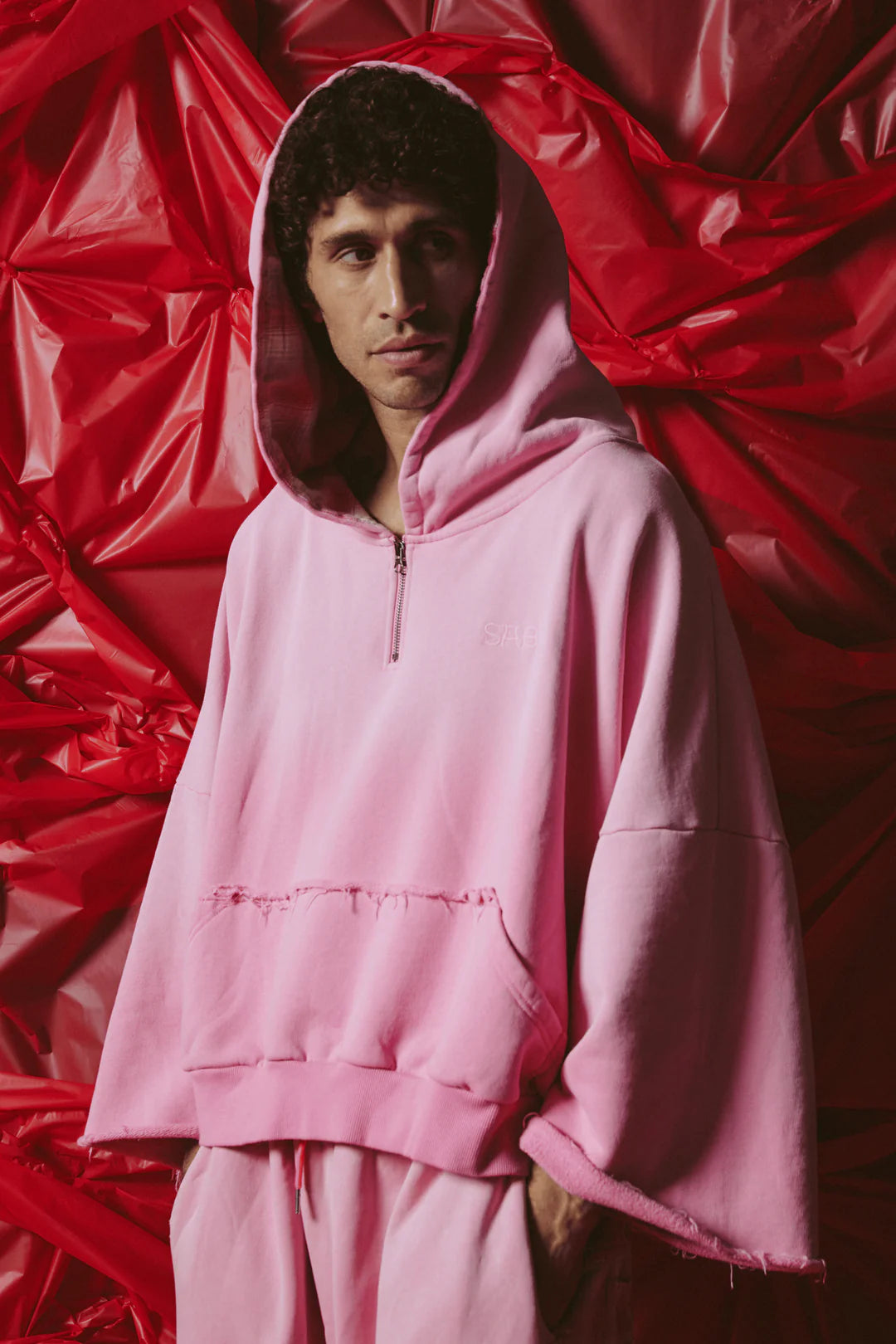 Elysian Collective Sabbi The Be A Kind Human Hoodie Pink