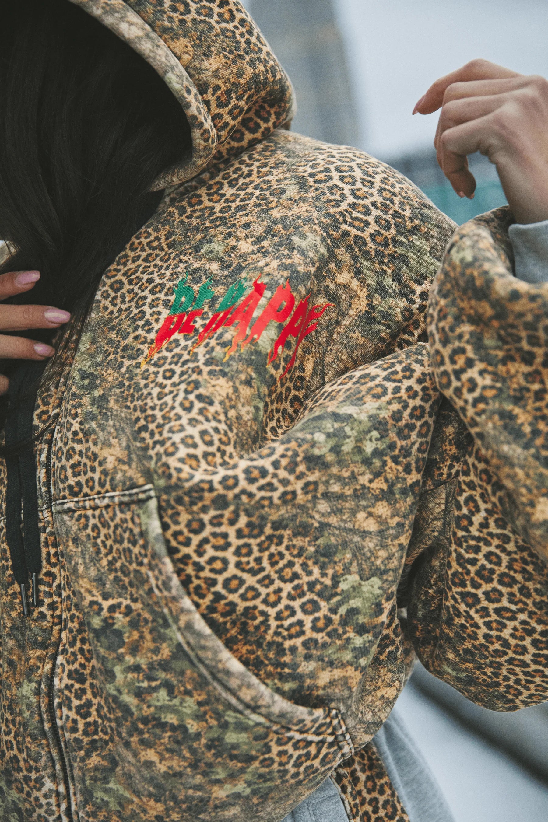 Elysian Collective Sabbi The Be Happy Leopard Bomber