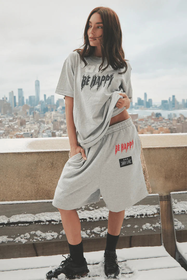 Elysian Collective Sabbi The Be Happy Leopard Shorts