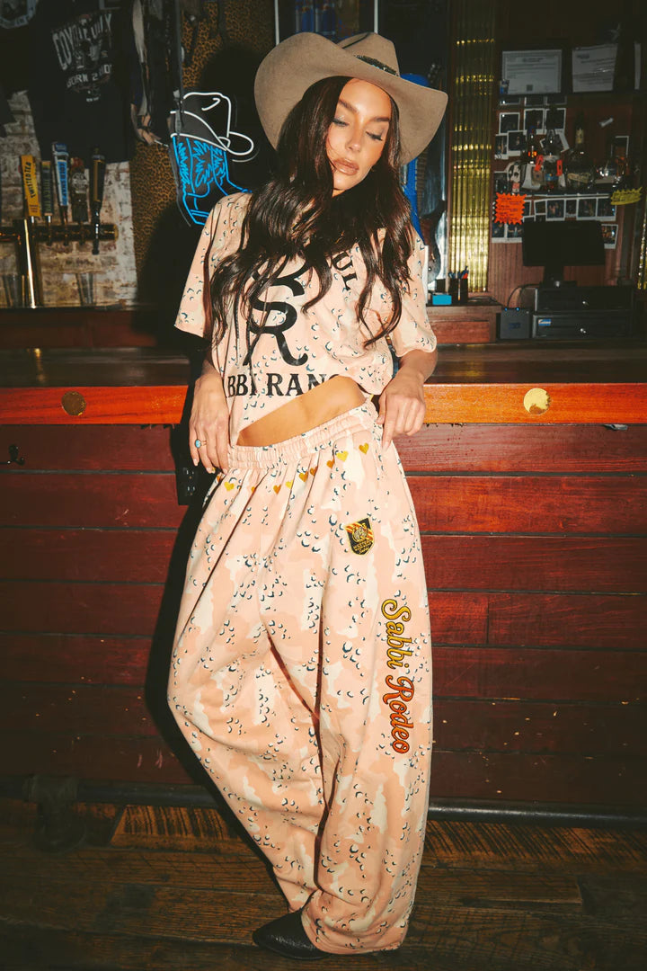 SABBI - THE BE-YOUTIFUL RANCH TEE (PINK CAMO)