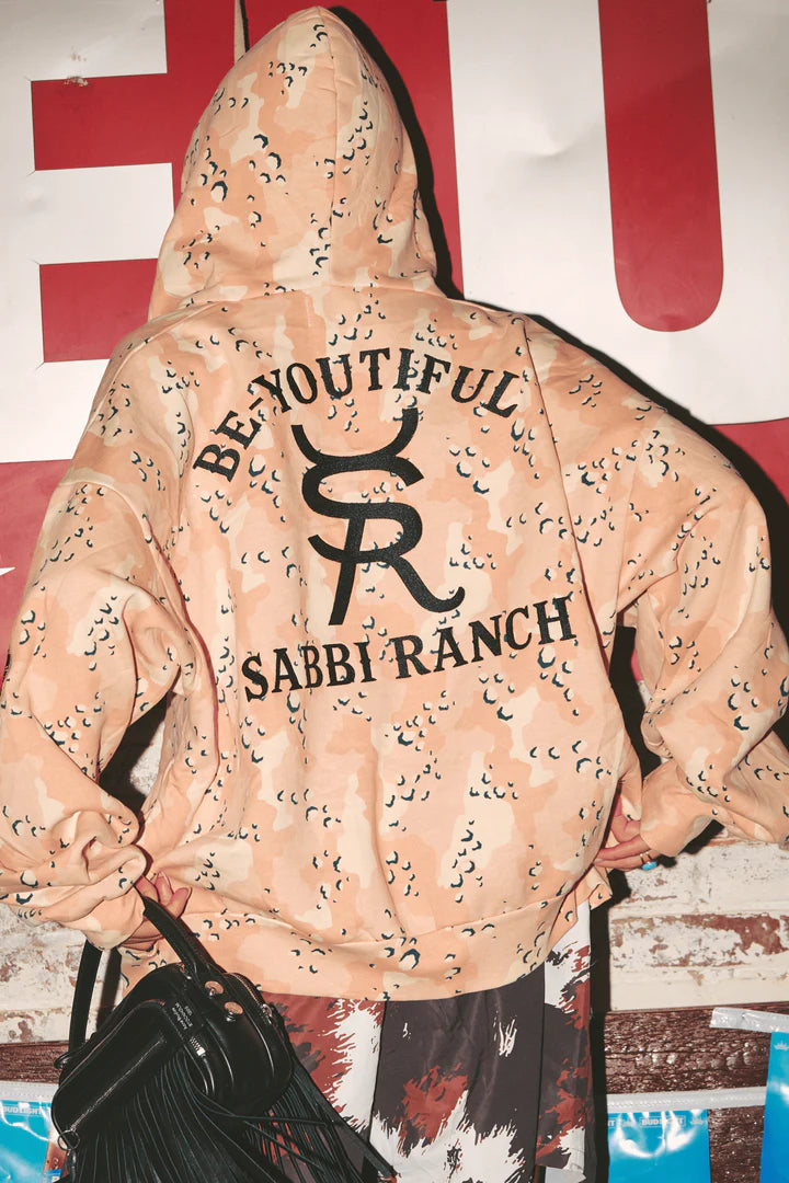 Elysian Collective Sabbi The Be Youtiful Zip Ranch Hoodie