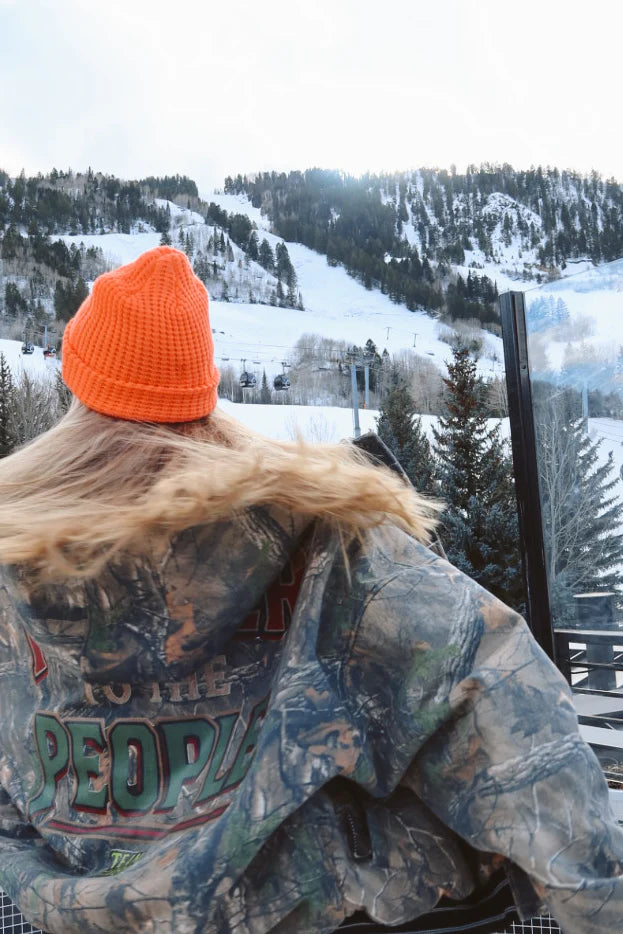 Elysian Collective Sabbi The Beanie Fluoro Orange