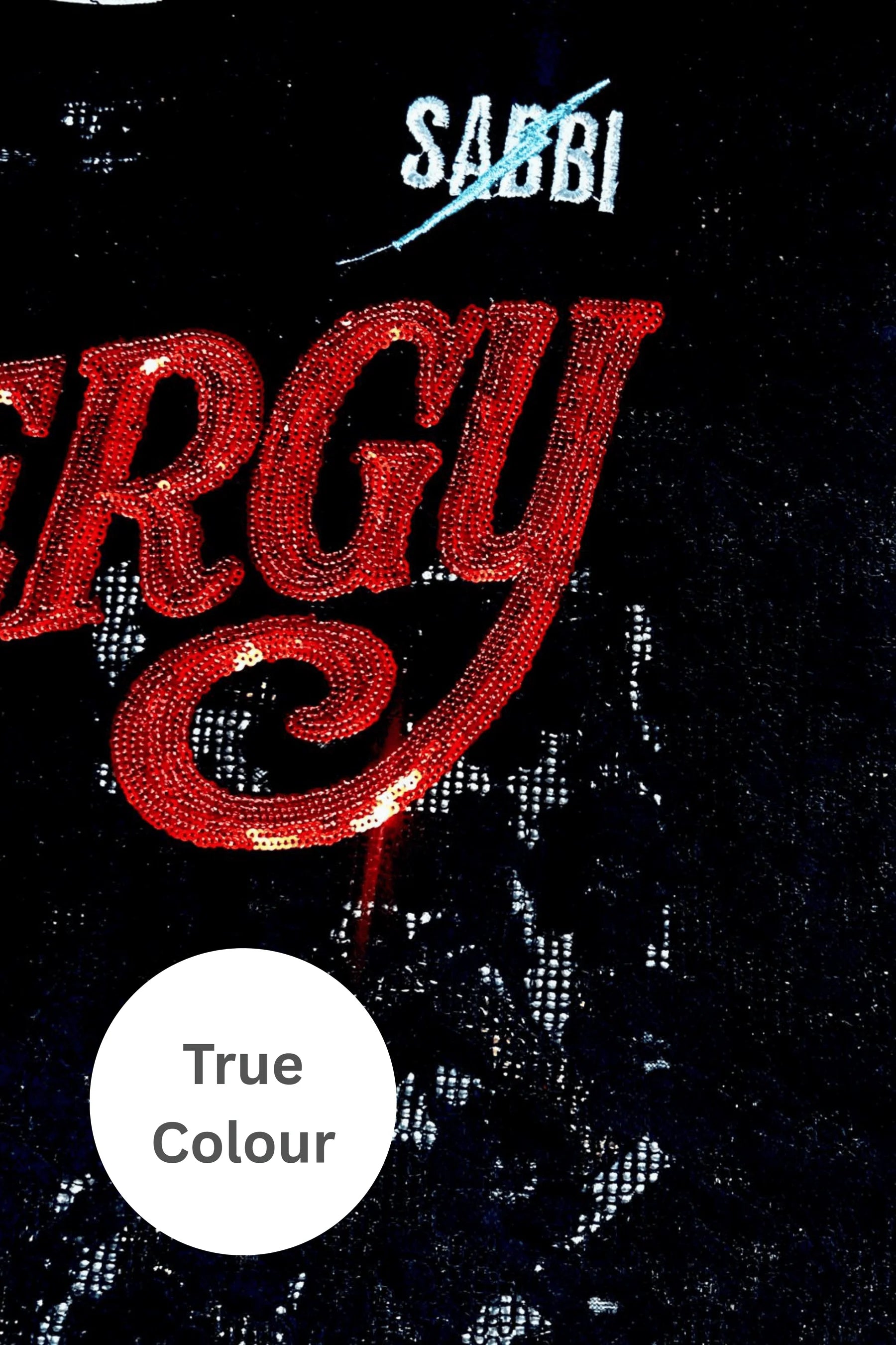 Elysian Collective Sabbi The Big Energy Lace Tee Black