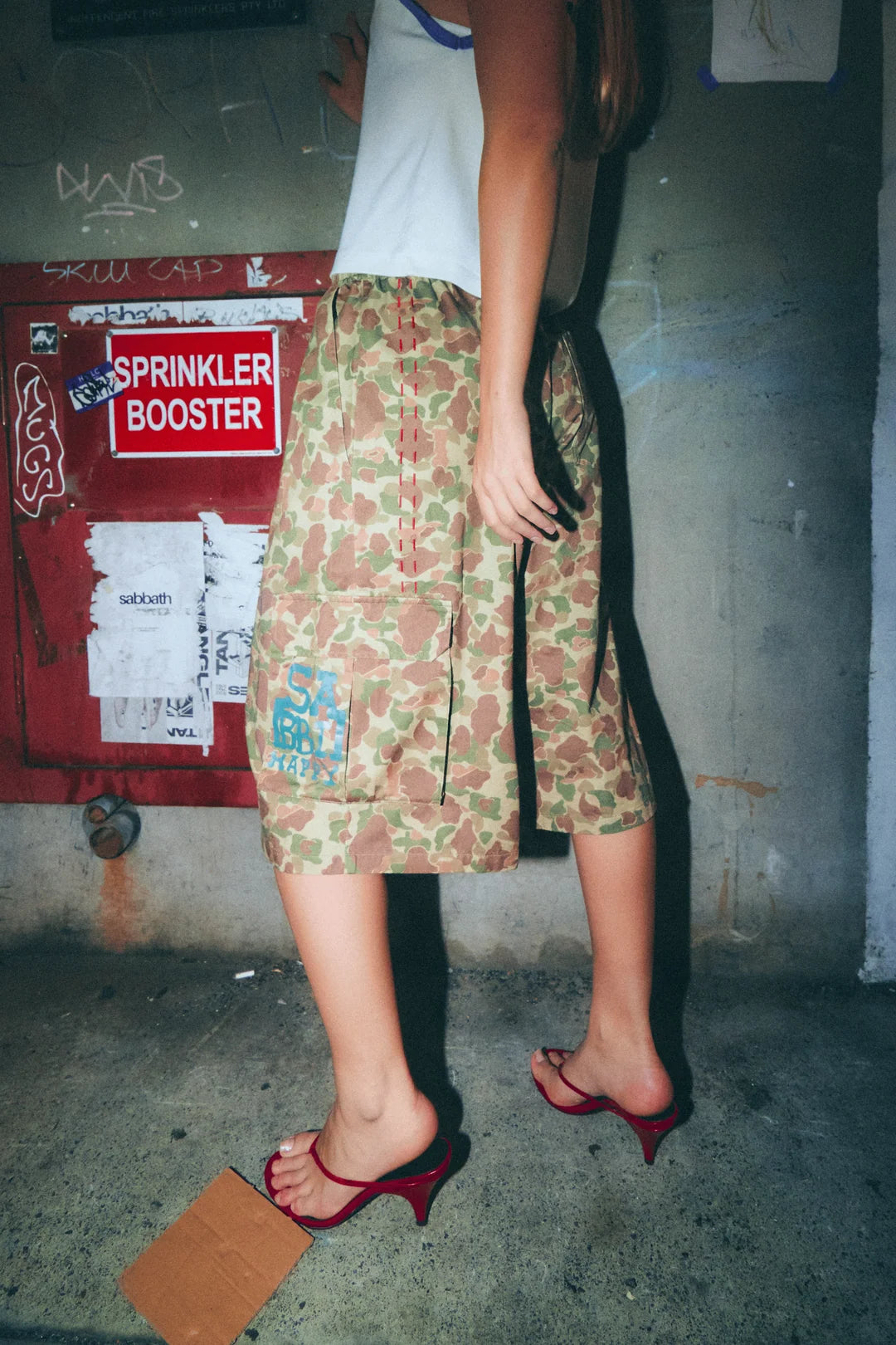 Elysian Collective Sabbi The Camo Repair Jort