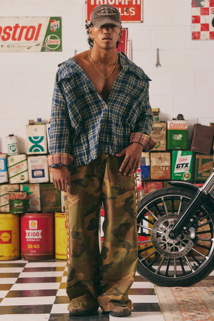 Elysian Collective Sabbi The Canvas Heart Pants Camo