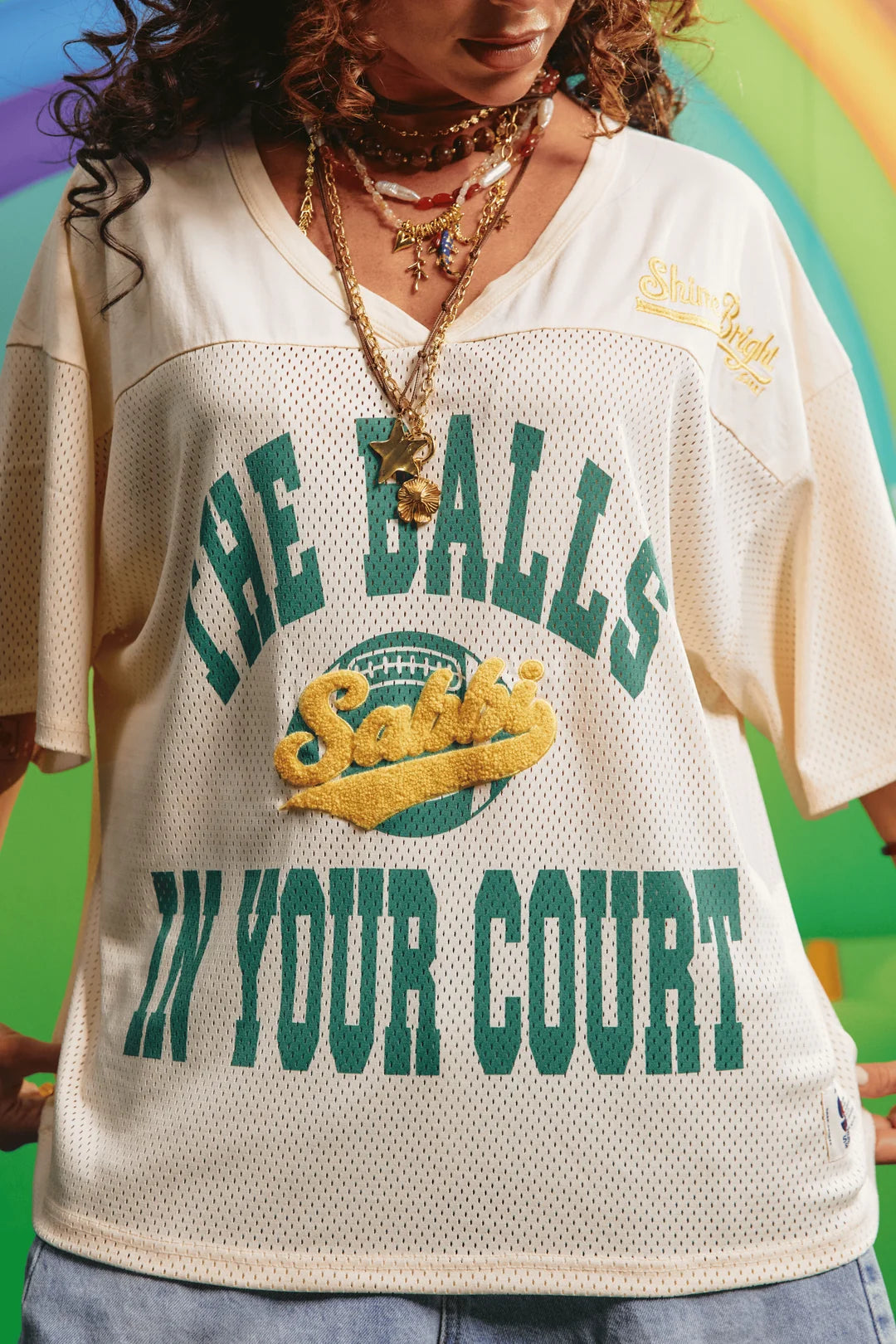 Elysian Collective Sabbi The Court Side Mesh Tee