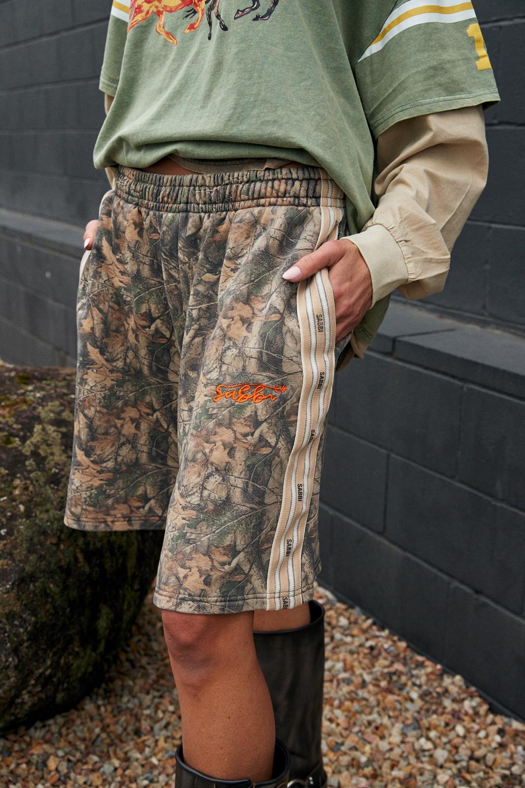 Elysian Collective Sabbi The Desert Camo Jort Shorts
