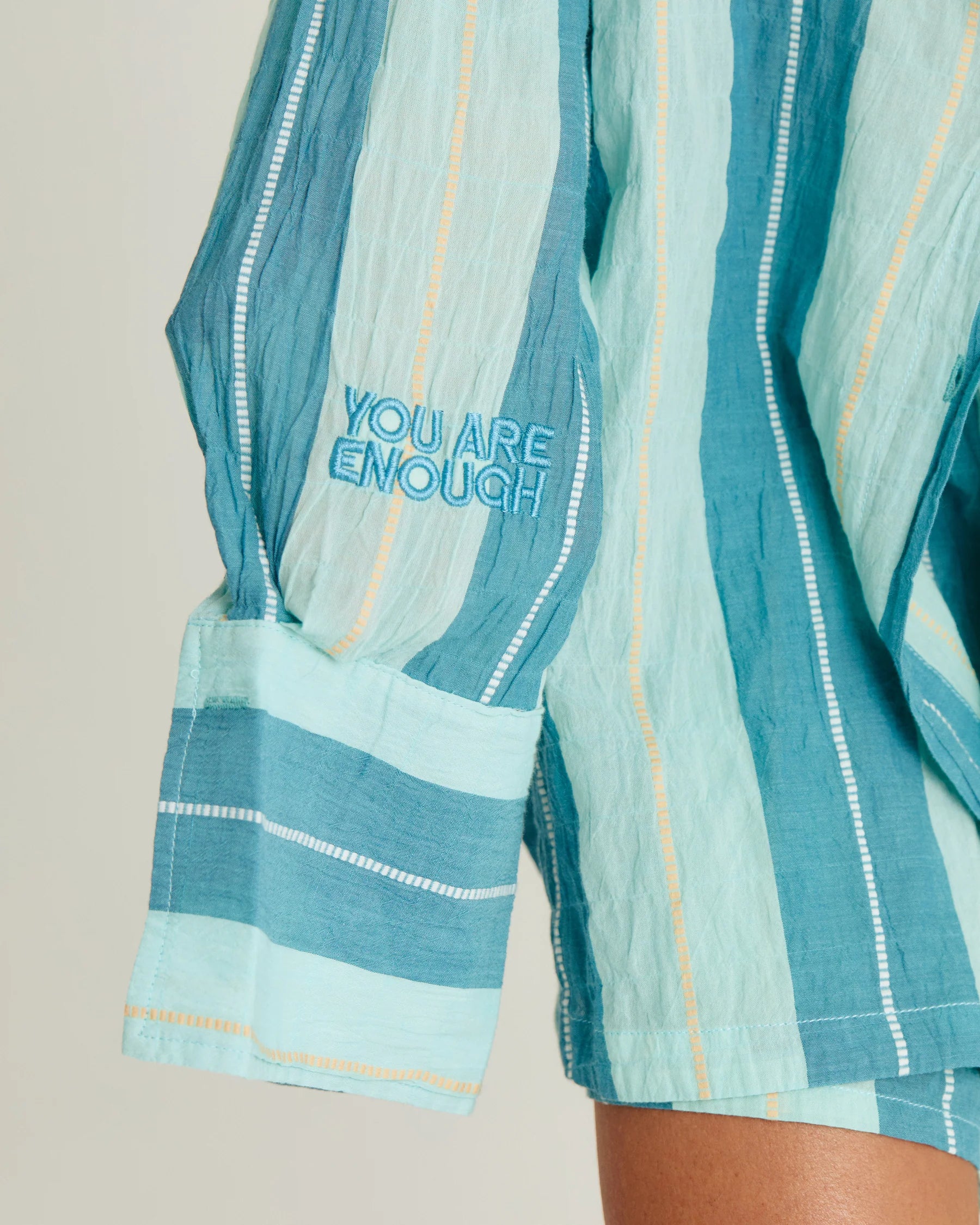 Elysian Collective Sabbi The Don Julio Shirt Pop Stripe Blue 