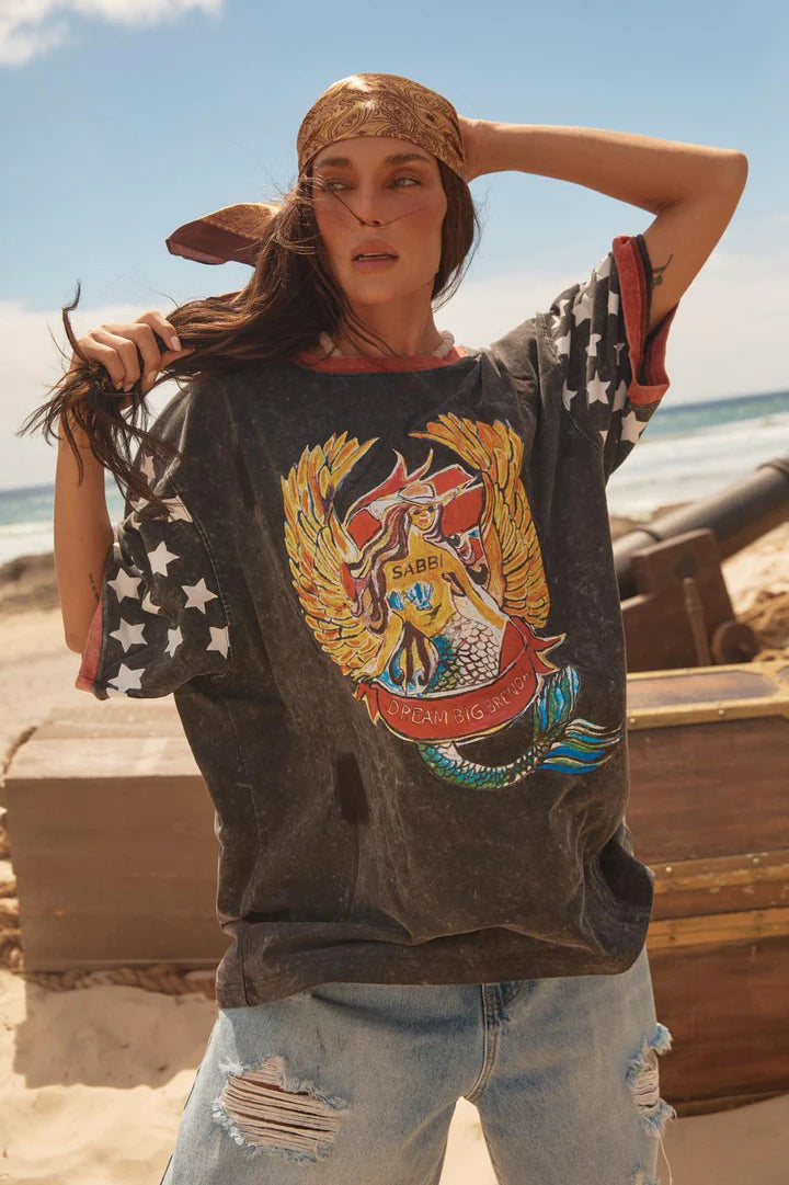 Elysian Collective Sabbi The Dream Big Brenda Tee Black