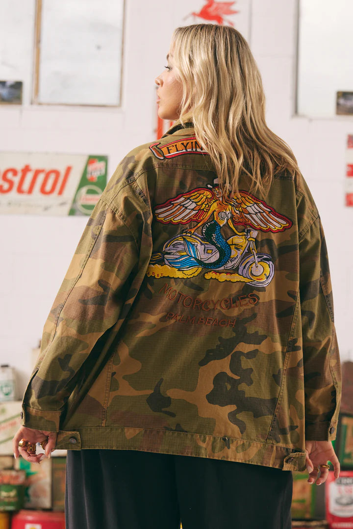 Elysian Collective Sabbi The Flying Mermaid Jacket Camo