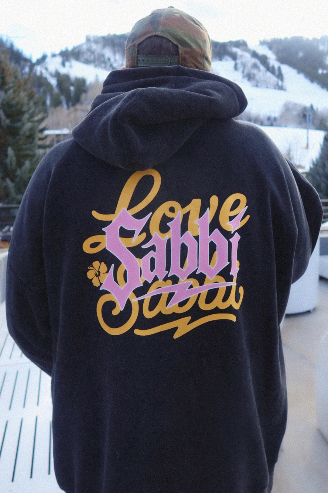Elysian Collective Sabbi The Gimme Bear Hugs Hoodie Black 