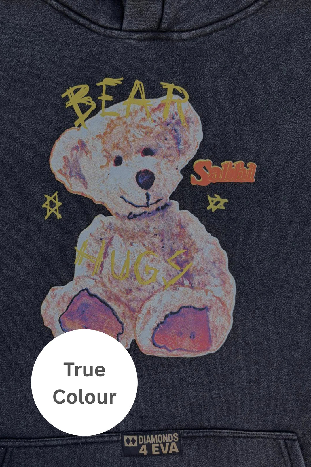 Elysian Collective Sabbi The Gimme Bear Hugs Hoodie Black 