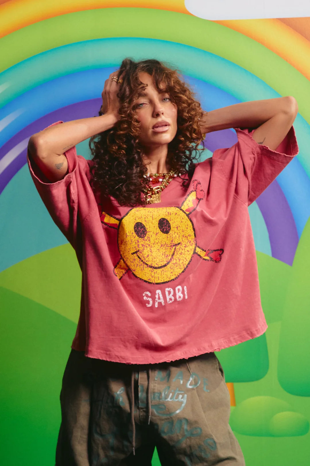 Elysian Collective Sabbi The Guy Smiley Tee