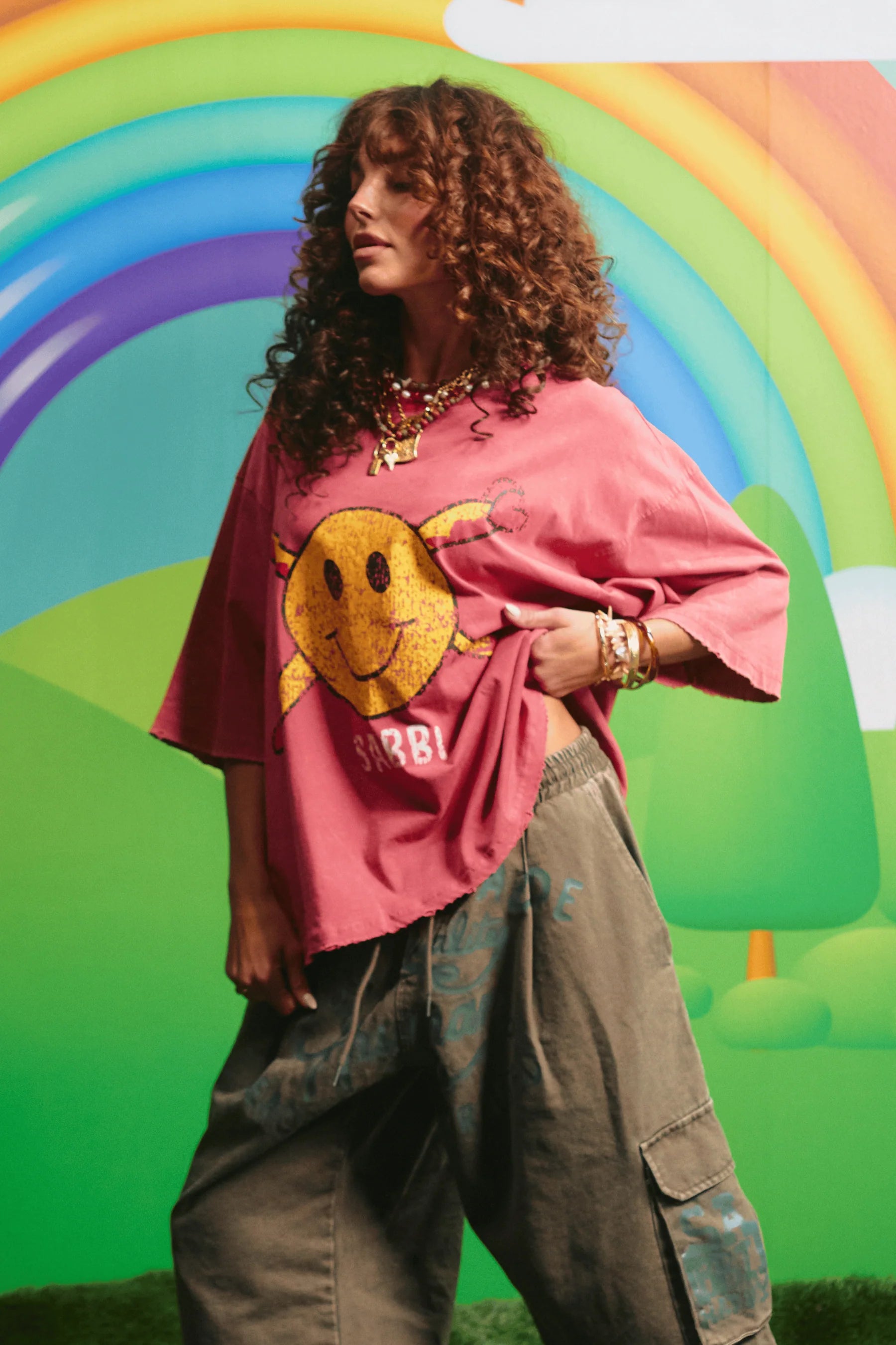 Elysian Collective Sabbi The Guy Smiley Tee