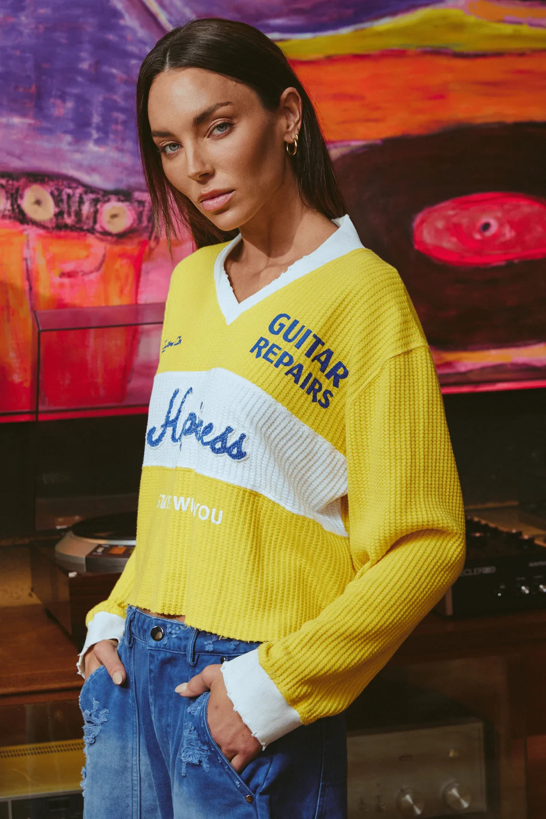 Elysian Collective Sabbi The Happiness Top Gold