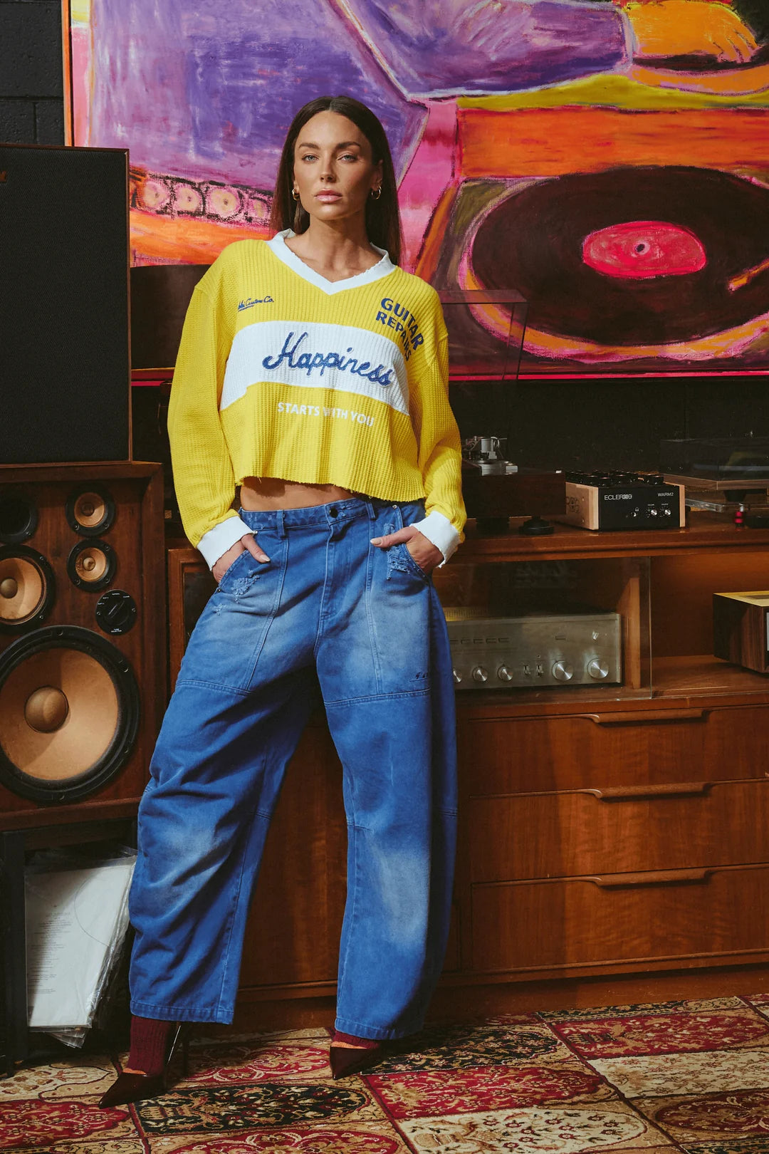 Elysian Collective Sabbi The Happiness Top Gold